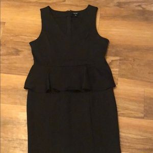 Black Peplum Dress